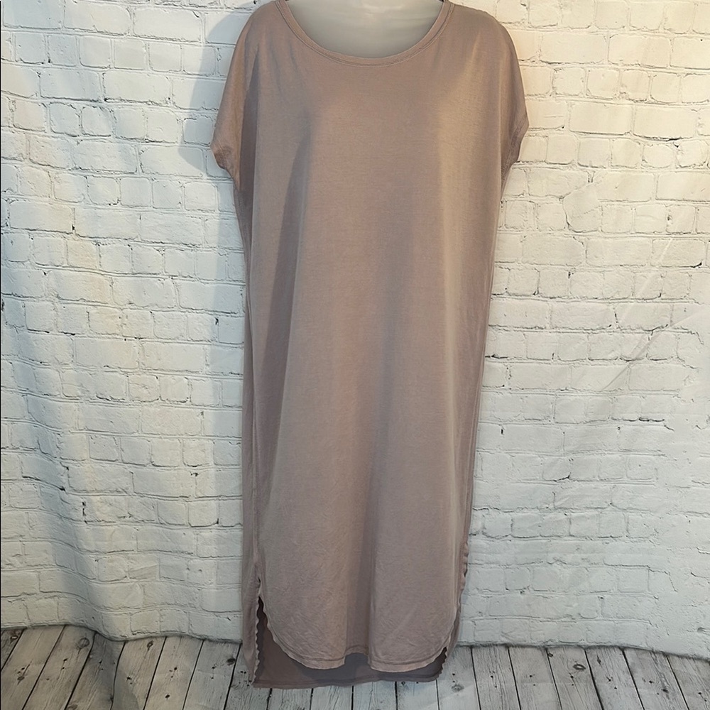 Too Cool for School Casual Tan Women’s hi low dress